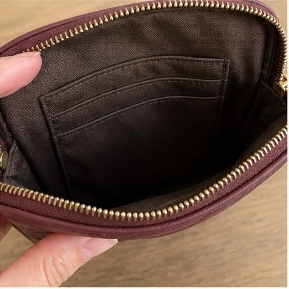 Burberry Vintage Check Beige Coated Canvas Belt Bag